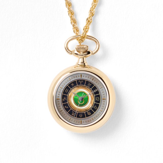 Relógio Taurus - Símbolo do Horóscopo do Touro (Frente)