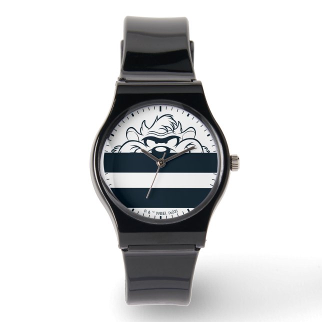 Relógio TAZ™ Ocultando em faixas (Frente)