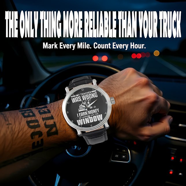 Relógio Teacher Was Wrong, I Earn Money (Criador carregado)