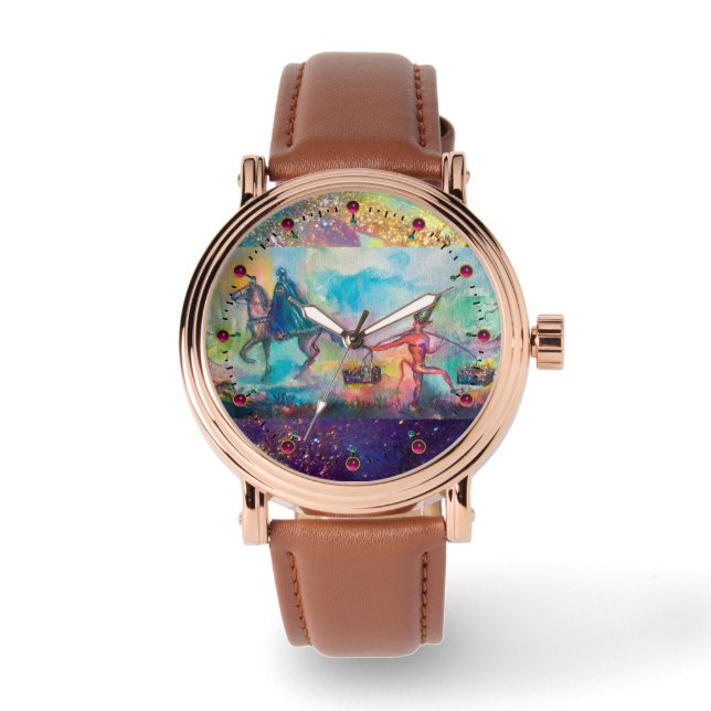 Relógio TEMPERATURA,KNIGHT ESCURA,DESVIA CADEIA-d'água (Frente)