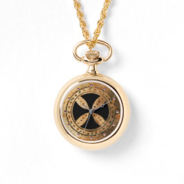 Relógio TEMPLAR ANTIGO CRUZADO, Preto