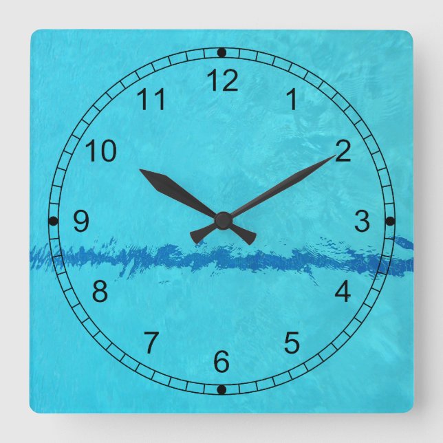 Relógio - Tempo de Piscina (Frente)