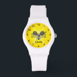 Relógio Tênis | Personalizar<br><div class="desc">Tênis amarelo Personalize Watch pronto para você personalizar. ⭐ Este produto é 100% personalizável. *****Clique no BOTÃO PERSONALIZAR para adicionar, excluir, mover, redimensionar, mudar ao redor, girar, etc... qualquer dos gráficos ou texto ou use as caixas de preenchimento. 99% dos meus designs na minha loja são feitos em camadas. Isso...</div>