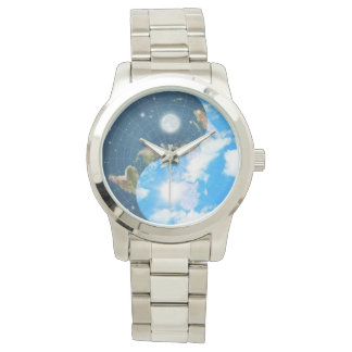 Relógio Terra plana - Yin Yang Watch - Homens