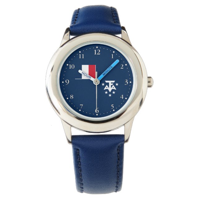 Relógio Terras Antárticas Austrais Francesas (Frente)