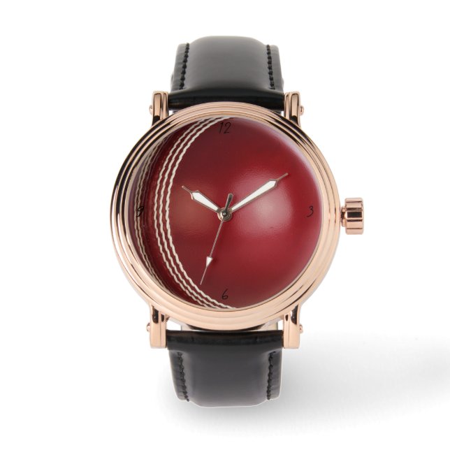 Relógio Test Match Red Cricket Ball Watch (Frente)