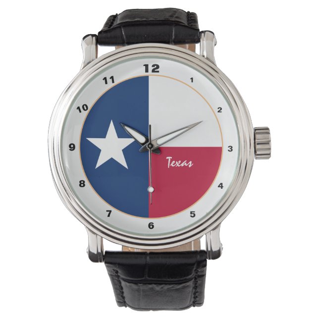 Relógio Texas Flag & Texas fashion USA /design watch (Frente)