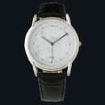 Relógio Textura de mármore branco de luxo<br><div class="desc">Imagem simples e minimalista de uma textura de mármore branco luxuoso. Números pretos e nome personalizado.</div>
