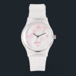 Relógio Textura de mármore rosa suave<br><div class="desc">Esta impressionante imagem de uma textura macia de mármore rosa e branco é uma excelente escolha de design que é perfeita para elevar o seu projeto de remodelação a novas alturas de sofisticação e estilo.</div>