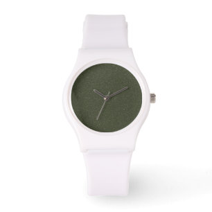 Relógio Texturizado Moss Green Watch - Rosto personalizáve