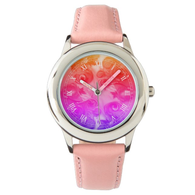 Relógio "The Complex Angel", Bezel com Red Hearts Watch (Frente)