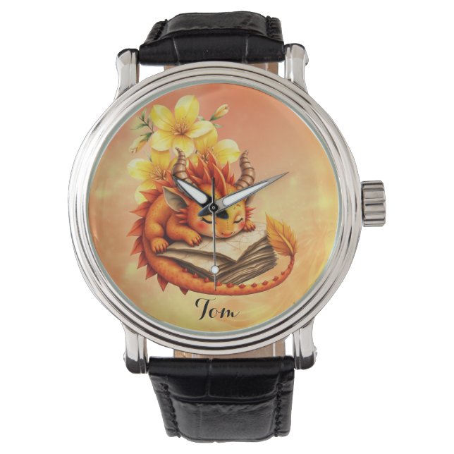 Relógio The Little Mystic Dragon.  (Frente)