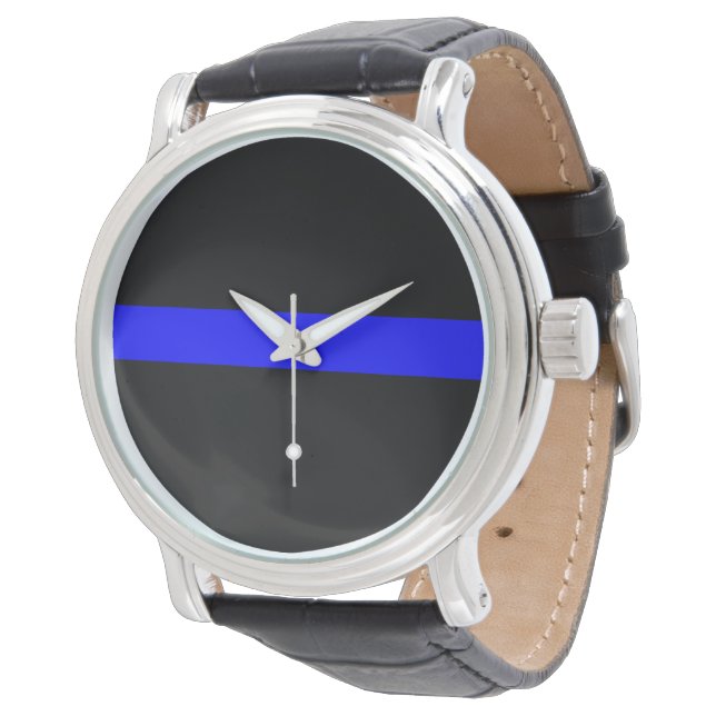 Relógio Thin Blue Line Watch for Men (Angular)