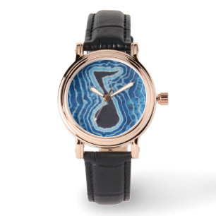 Relógio Tie Dye de Notas de Música