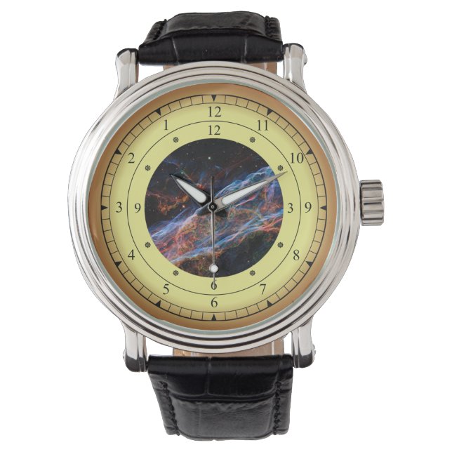 Relógio Time Machine ~ Veil Nebula ~ Portal Horário ~ (Frente)