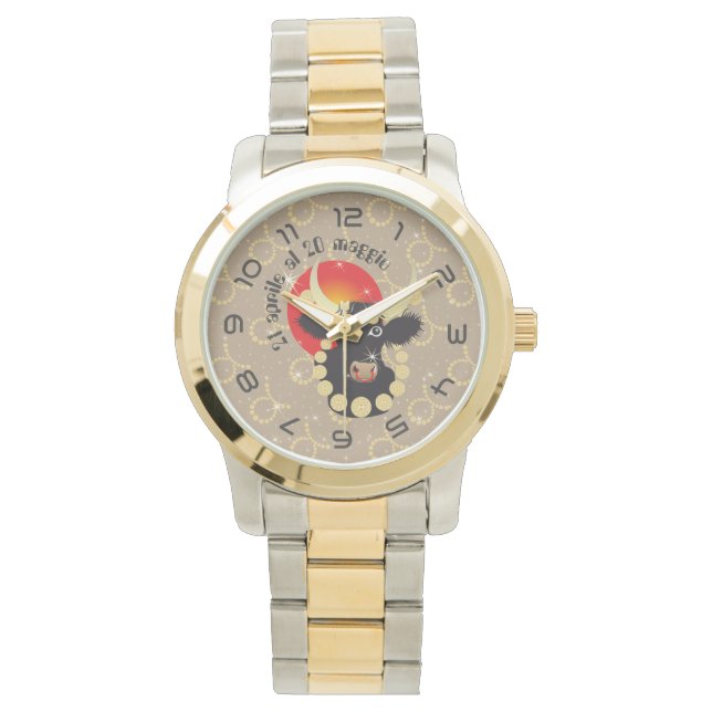 Relógio Toro 21 al 20 Orologio Aprile maggio (Frente)