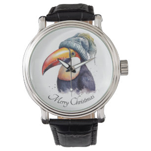 Relógio Toucan Winter Vibes, personalizado