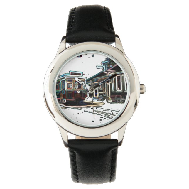 Relógio TRC Neon Streetcar em stn Kids Watch (Frente)