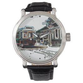 Relógio TRC Neon Streetcar no stn Mens Watch