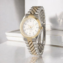 Trendy Beige Na moda Monograma inicial e nome