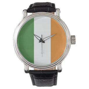 Relógio Tri bandeira irlandesa da cor
