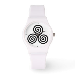 Relógio Triplo Thunder_Cove Espiral Preto