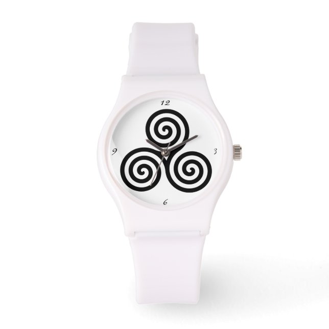 Relógio Triplo Thunder_Cove Espiral Preto (Frente)