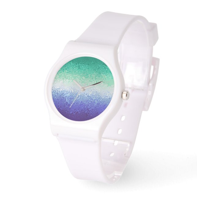 Relógio Trippy Ripply Funky Boho MLM Men Loving Men Pride (Ângulo)