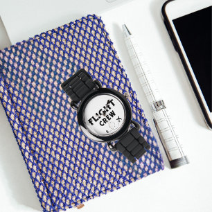 Relógio Tripulação de viagem Voo Voo Voo Voo Voo Voo Voo V