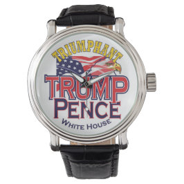 Relógio Triunfante Trump Pence Mens Watch