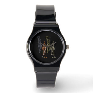 Relógio Trompetes Vintage