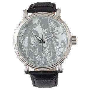 Relógio Tropical Palm Trees Watch