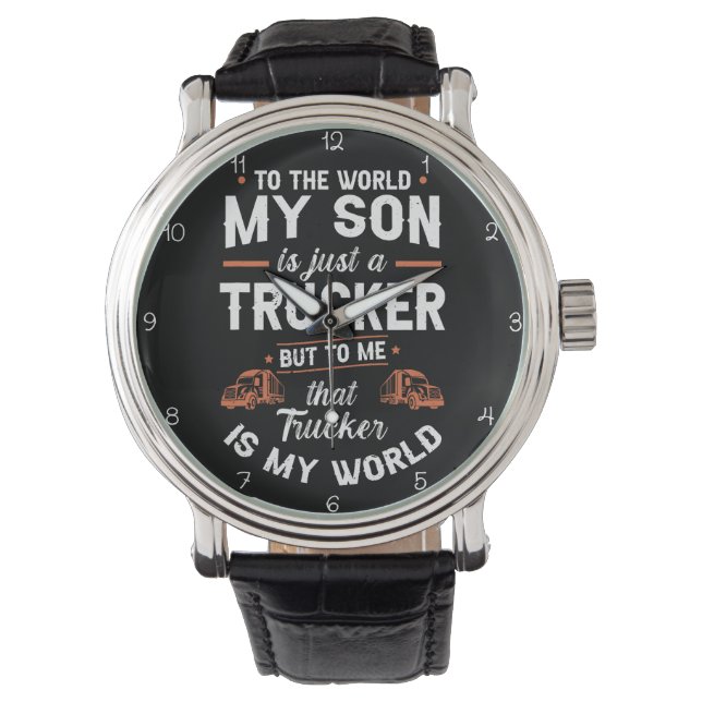 Relógio Trucker Son, My World Clock (Frente)