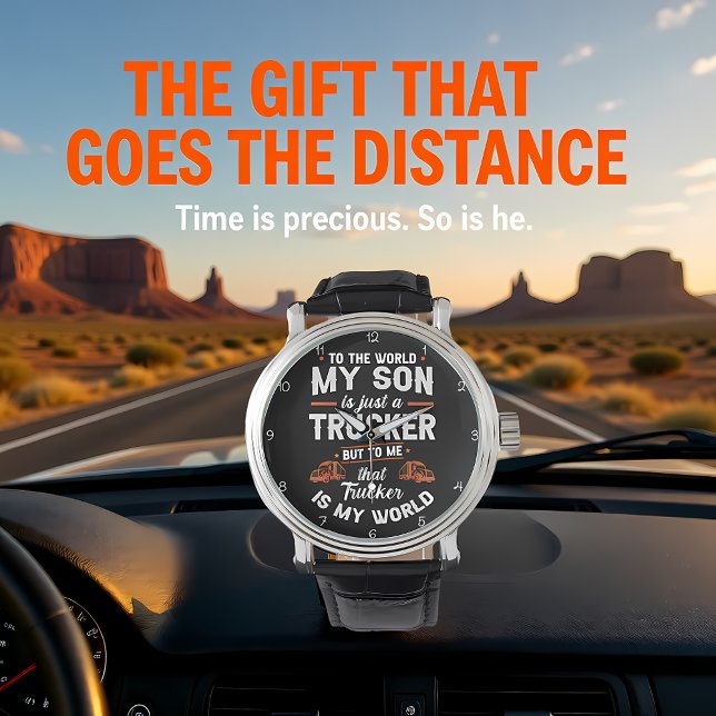 Relógio Trucker Son, My World Clock (Criador carregado)