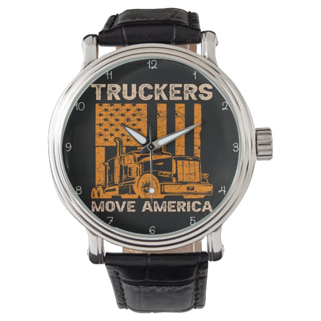 Relógio Truckers Move America: Orange Pride (Frente)