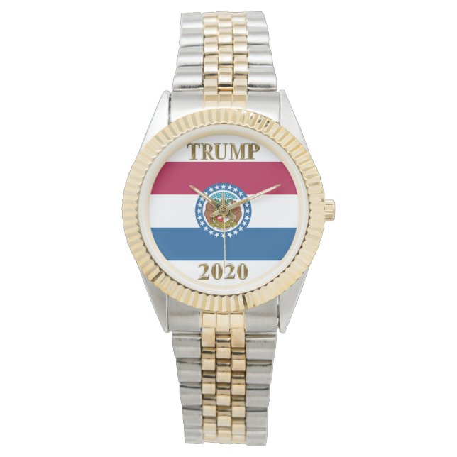 RELÓGIO TRUMP 2020 MISSOURI WATCH (Frente)