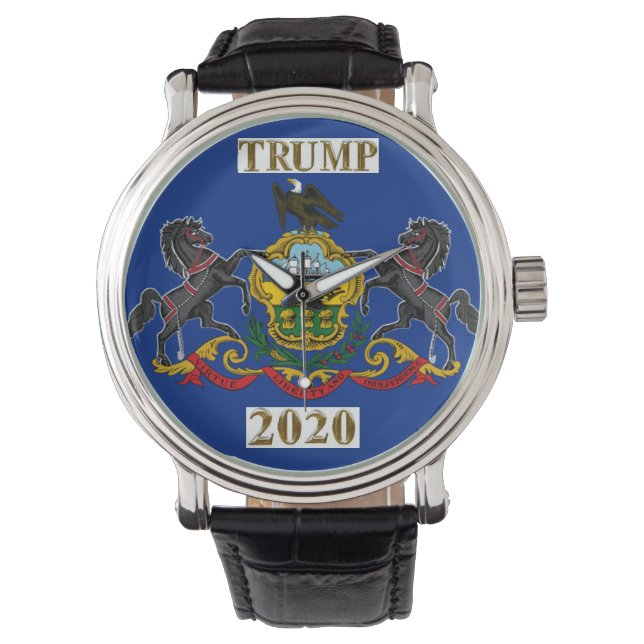 RELÓGIO TRUMP 2020 PENNSYLVANIA WATCH (Frente)