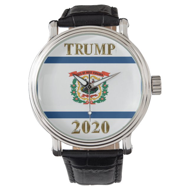RELÓGIO TRUMP 2020 WEST VIRGINIA WATCH (Frente)