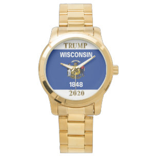 RELÓGIO TRUMP 2020 WISCONSIN WATCH