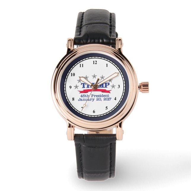 Relógio Trump 45º Presidente (Frente)