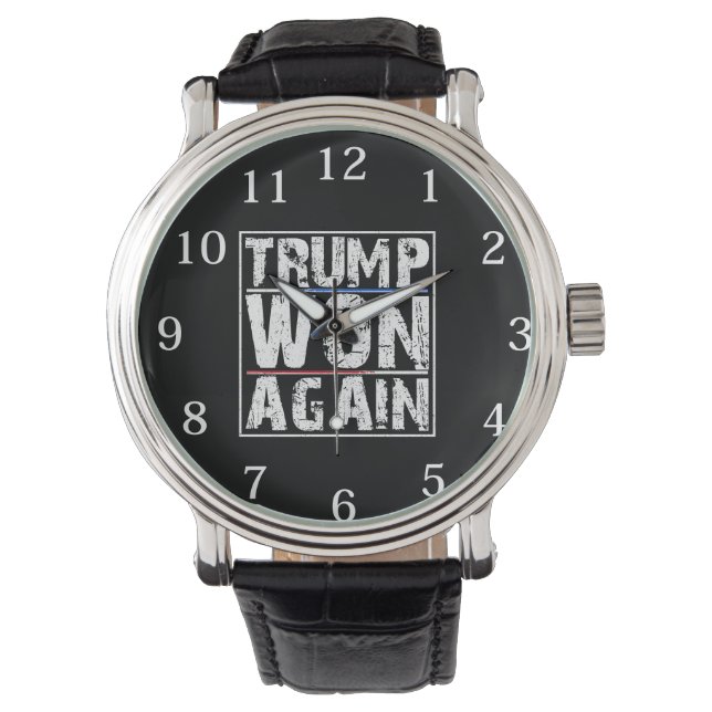 Relógio Trump Venceu Novamente (Frente)