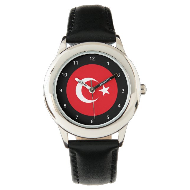 Relógio Turkish flag Watch (Frente)