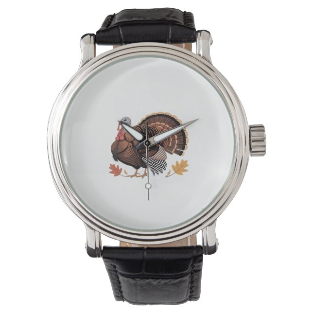 Relógio Turquia de Ação de Graças - Classe Clássica de Fér (Frente)
