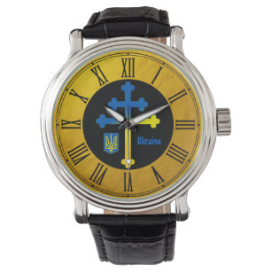 Relógio Ucrânia Cross Symbol & Lorraine