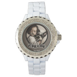 Relógio Um abraço por dia