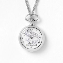 Relógio Um belo desenho amoroso da garota beijando o cacho