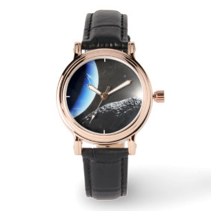 Relógio Uma Pequena Lua Hippocamp de Netuno.