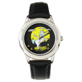 Relógio Unicórnio de Lua Completa