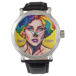 Relógio Unidade Radiante: Igualdade é Beleza