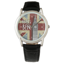 Relógio Union Jack London Big Ben Wrist Watch